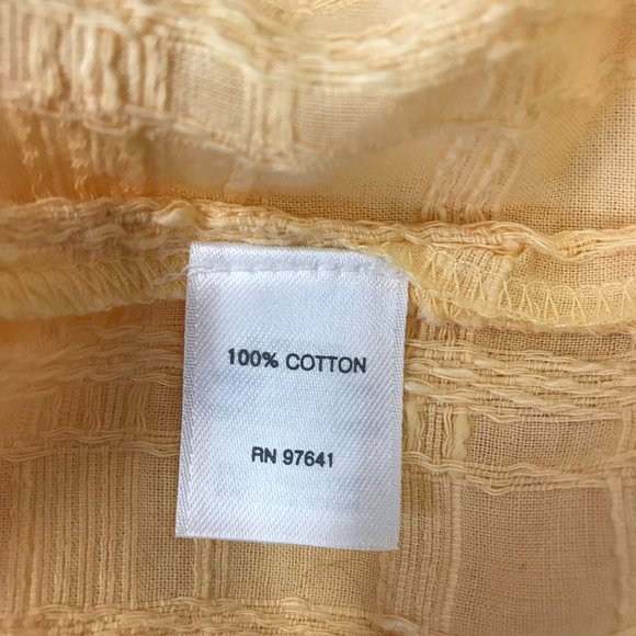 J. Jill Womens Plaid Boxy Lightweight Gauze Pullover Kimono Blouse Top Size L - Picture 8 of 9